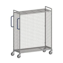 Null Kommissionierwagen KT 3, 500 X 1.330 X 1.625 Mm, 3-seitig, 1 ZWB Fest, Cr 3