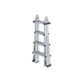 Alternative view of Krause Mehrzweck-Teleskopleiter, 4x4 Sprossen, Holm L 4, 2m, Alu