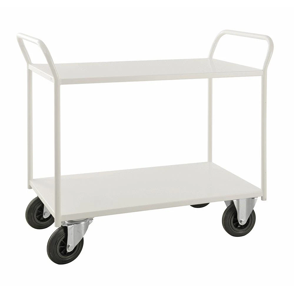 Null Etagenwagen 3 Böden M. Aufkant. 1.080 X 550 X 975 Mm, Traglast: 400 Kg - Blau 9 Null Etagenwagen 3 Böden M. Aufkant. 1.080 X 550 X 975 Mm, Traglast: 400 Kg - Blau – Bild 7