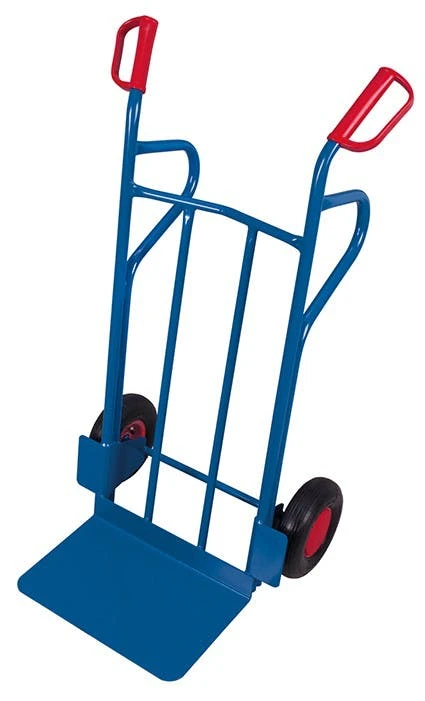 Variofit Stahlrohrkarre Mit Großer Schaufel RAL5010 Enzianblau Sackkarre Klappkarre 8 Variofit Stahlrohrkarre Mit Großer Schaufel RAL5010 Enzianblau Sackkarre Klappkarre – Bild 6