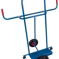 Alternative view of Variofit Plattenkarre RAL5010 Enzianblau Rohrbügel Plattenregal Plattenwagen