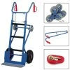 Fetra Gerätekarre, Tragl. 400kg, Schaufel BxT 550x190mm, M. Spannband, RAL5007, Luft-Bereifung -Vago-tools-Geschäft 18387c35 2933 49ad 9773 3f231729361c 1