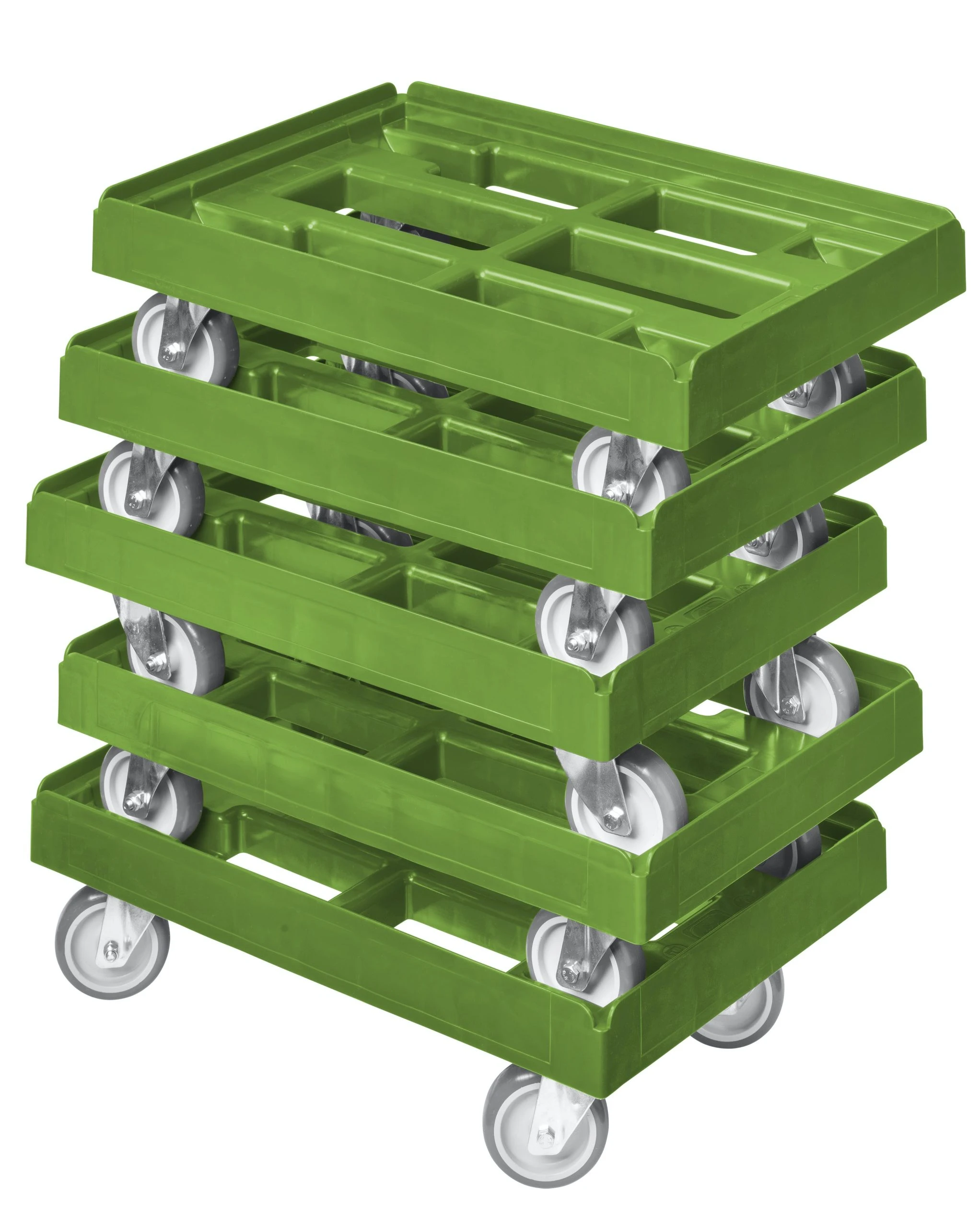 Null 5 Stück Transportroller Für Kisten 60 X 40 Cm Mit 4 Lenkrollen In Grau 7 Null 5 Stück Transportroller Für Kisten 60 X 40 Cm Mit 4 Lenkrollen In Grau – Bild 5