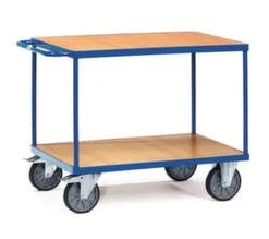 Fetra Tischwagen, Tragl. 600kg, 2 Etage(n), Ladefl. LxB 1200x800mm, Holzböden, RAL5007, TPE-Bereifung 15 Fetra Tischwagen, Tragl. 600kg, 2 Etage(n), Ladefl. LxB 1200x800mm, Holzböden, RAL5007, TPE-Bereifung -Vago-tools-Geschäft 1c87b2c7 c4a5 4020 9683 7adf60f9212c 1
