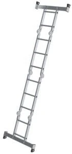 Krause Sprossenstehleiter, Beidseitig, 2x14 Sprossen, Holm L 4, 03m, 2-tlg., Alu 8 Krause Sprossenstehleiter, Beidseitig, 2x14 Sprossen, Holm L 4, 03m, 2-tlg., Alu – Bild 6