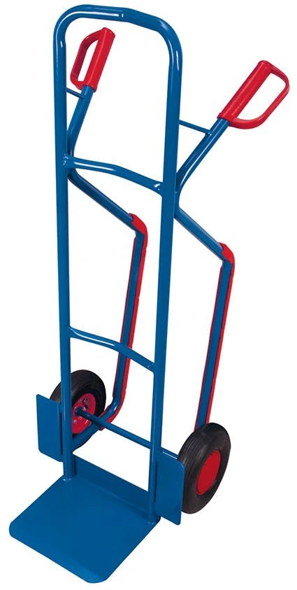 Variofit Stahlrohrkarre RAL5010 Enzianblau Sackkarre Klappkarre Kistenkarre Stapelkarre 6 Variofit Stahlrohrkarre RAL5010 Enzianblau Sackkarre Klappkarre Kistenkarre Stapelkarre – Bild 4
