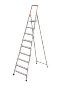 Krause Leichte Büro-Stufenleiter, Einseitig, 7 Stufe(n), Podest H 1, 5m, Alu 5 Krause Leichte Büro-Stufenleiter, Einseitig, 7 Stufe(n), Podest H 1, 5m, Alu – Bild 3