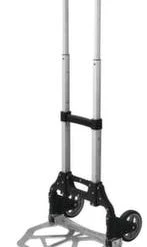 Bs-rollen Alu-Paketkarre, Tragl. 70kg, Schaufel BxT 395x281mm, Klappbar, Thermoplastisch-Bereifung