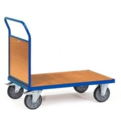 Fetra Stirnwandwagen, Tragl. 400kg, Ladefl. LxB 850x500mm, Holzplatte, 1 Wand -Vago-tools-Geschäft 233350eb e3c8 40d0 81b0 034e05011b80