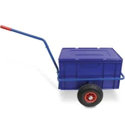 Null Handwagen Mit Herausnehmbarem Kunststoffkasten 600 X 400 X 220 Mm, Pannensichere Reifen,Tragkraft 200 Kg -Vago-tools-Geschäft 28c2d180 39ef 49b7 a673 046eaecd89ca
