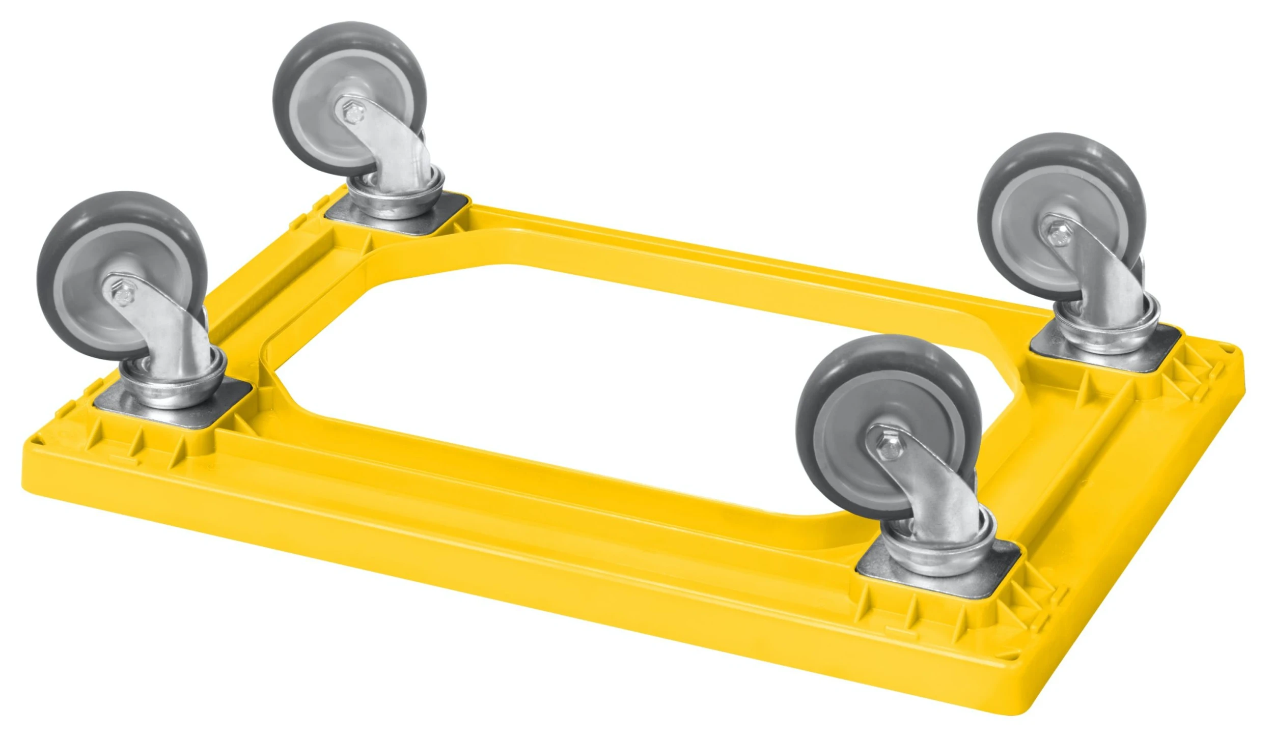 Null 5 Stück Transportroller Für Kisten 60 X 40 Cm Mit 4 Lenkrollen In Gelb 9 Null 5 Stück Transportroller Für Kisten 60 X 40 Cm Mit 4 Lenkrollen In Gelb – Bild 7