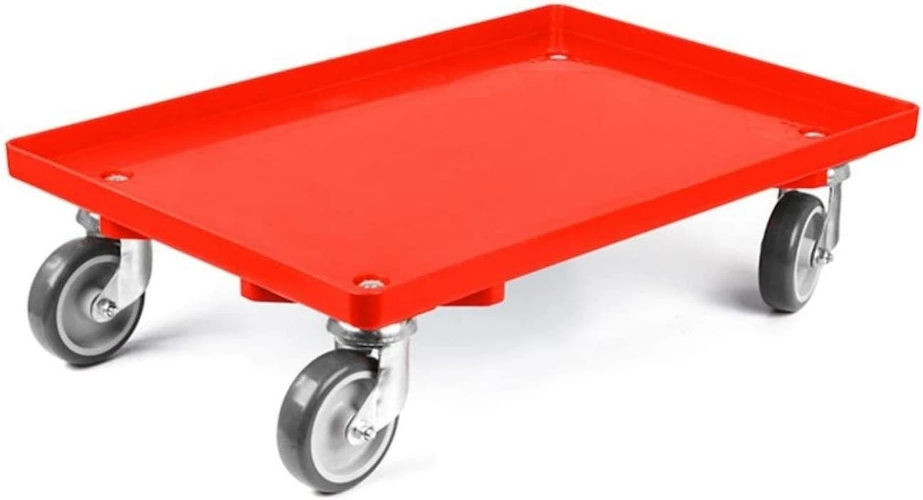 Null Transportroller Rahmen Inkl. Verbindung – Rollplatte 80x60 Cm – 400 Kg Traglast - Rot 9 Null Transportroller Rahmen Inkl. Verbindung – Rollplatte 80x60 Cm – 400 Kg Traglast - Rot – Bild 7