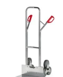 Fetra Alu-Treppenkarre, 3-Stern, Tragl. 200kg, Schaufel BxT 480x300mm, Luft-Bereifung