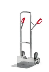 Fetra Treppenkarre, 5-Stern, Tragl. 200kg, Schaufel BxT 480x300mm, RAL5007, Luft-Bereifung 7 Fetra Treppenkarre, 5-Stern, Tragl. 200kg, Schaufel BxT 480x300mm, RAL5007, Luft-Bereifung – Bild 5