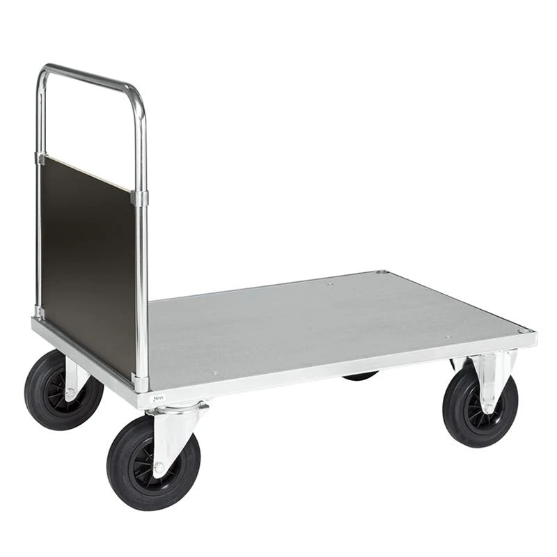 Null Doppel-Stirnwandwagen, Blechboden 1.000 X 700 X 900 Mm, Traglast: 500 Kg - Blau 6 Null Doppel-Stirnwandwagen, Blechboden 1.000 X 700 X 900 Mm, Traglast: 500 Kg - Blau – Bild 4