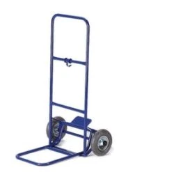 Rollcart Paketkarre, Tragl. 150kg, Schaufel BxT 330x340mm, Klappbar, RAL5010, TPE-Bereifung