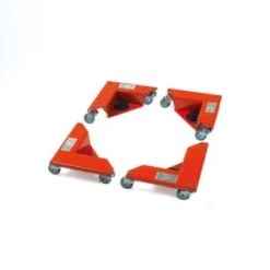 Fetra Rolly-Transporter, Tragl. 150kg, F. Maschinen, Rot, 3 Lenkrollen