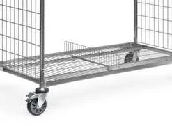 Fetra Ladeflächenteiler, F. Kommissionierwagen, HxB 95x606mm, Verzinkt