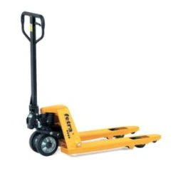 Fetra Paletten-Hubwagen, Tragl. 2500kg, Gabel L 800mm, Lenkräder Vollgummi, Gabelrollen Einfach Nylon