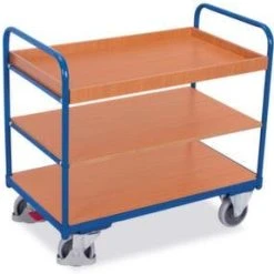 Rollcart Etagenwagen, Tragl. 250kg, 5 Etage(n), Ladefl. LxB 1000x600mm, Holzböden, RAL5010, TPE-Bereifung 12 Rollcart Etagenwagen, Tragl. 250kg, 5 Etage(n), Ladefl. LxB 1000x600mm, Holzböden, RAL5010, TPE-Bereifung -Vago-tools-Geschäft 377ec4c7 6547 455b b2af 1007e9b8b9fc