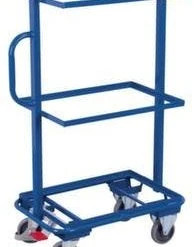 Variofit Etagenwagen, Tragl. 200kg FürEuronormbeh., HxBxT 1125x520x665mm, 3offene Rahmen -Vago-tools-Geschäft 381f9889 a60c 4969 bd12 dc6c4116c010