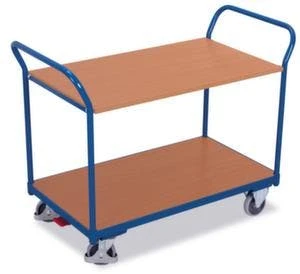 Kappes Etagenwagen, Tragl. 200kg, 4 Etage(n), Stahlböden, 2 Böden Geneigt, RAL5010 9 Kappes Etagenwagen, Tragl. 200kg, 4 Etage(n), Stahlböden, 2 Böden Geneigt, RAL5010 – Bild 7