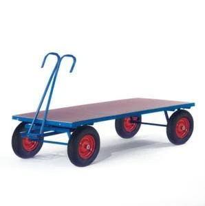 Rollcart Handpritschenwagen, Tragl. 700kg, Ladefl. LxB 960x660mm, Siebdruckplatte, 4 Bordwände (Vollwand), RAL5010, 4 Räder 9 Rollcart Handpritschenwagen, Tragl. 700kg, Ladefl. LxB 960x660mm, Siebdruckplatte, 4 Bordwände (Vollwand), RAL5010, 4 Räder – Bild 7