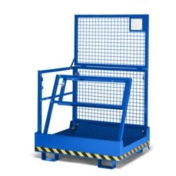 Null Arbeitsbühne, Ausfür D, Tragl. 300kg, HxBxT 1910x1200x1080mm, Faltbar, Gabeltaschen