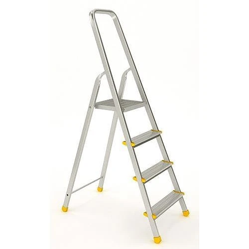 PROREGAL Metal Single Giraffe Einseitige-Aluminium-Bügelleiter | 3 Stufen | 125cm Hoch | Leiter, Trittleiter, Stufenleiter, Stehleiter Haushaltsleiter 3 PROREGAL Metal Single Giraffe Einseitige-Aluminium-Bügelleiter | 3 Stufen | 125cm Hoch | Leiter, Trittleiter, Stufenleiter, Stehleiter Haushaltsleiter