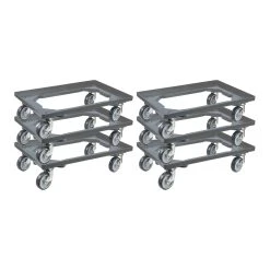 PROREGAL Transportroller Für Euroboxen 60x40cm Mit Gummiräder Grau | Offenes Deck | 2 Lenkrollen & 2 Bockrollen | Traglast 300kg 15 PROREGAL Transportroller Für Euroboxen 60x40cm Mit Gummiräder Grau | Offenes Deck | 2 Lenkrollen & 2 Bockrollen | Traglast 300kg -Vago-tools-Geschäft 453fb737 312d 4298 b355 5936dd711a78
