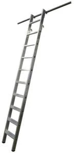 Null Roll-Regalleiter, Holm L 3, 45m, F. H Bis 3, 54m, 13 Stufen, Alu 5 Null Roll-Regalleiter, Holm L 3, 45m, F. H Bis 3, 54m, 13 Stufen, Alu – Bild 3