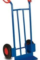 Variofit Sackkarre, Tragl. 250kg, Schaufel BxT 400x150mm, Stahl, RAL5010, Luft-Bereifung