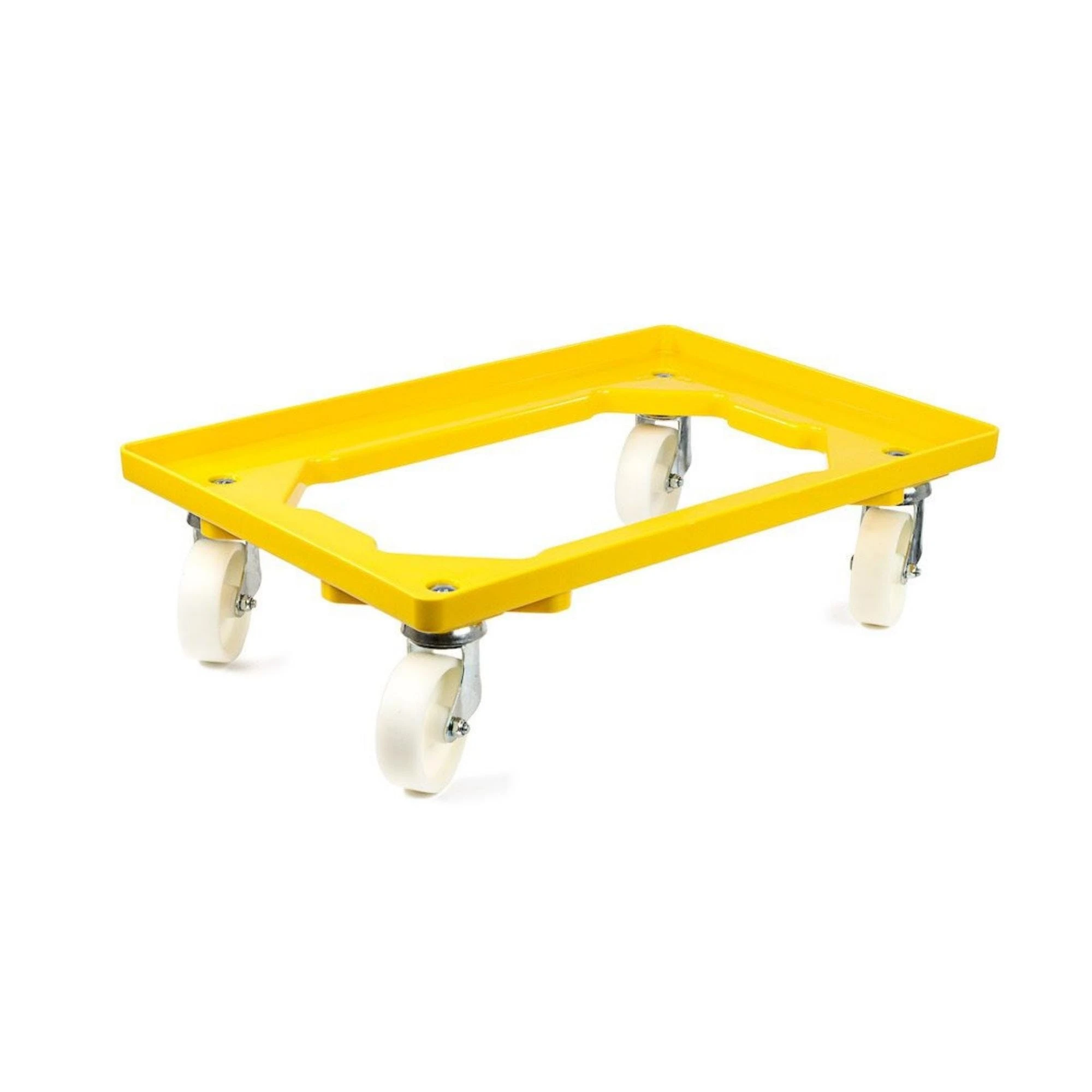 PROREGAL Transportroller Für Euroboxen 60x40cm Mit Kunststoffräder Grün | Offenes Deck | 2 Lenkrollen & 2 Bremsrollen | Traglast 300kg 7 PROREGAL Transportroller Für Euroboxen 60x40cm Mit Kunststoffräder Grün | Offenes Deck | 2 Lenkrollen & 2 Bremsrollen | Traglast 300kg – Bild 5