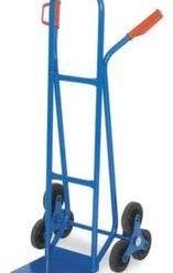 Null Treppenkarre, 3-Stern, Tragl. 175kg, Schaufel BxT 280x230mm, RAL5010, Vollgummi-Bereifung