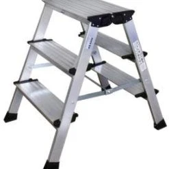 Krause Roll-Klapptritt, Alu, Blau, Podest HxT 0, 44x20m, 2x2 Stufen, M. 4 Federrollen -Vago-tools-Geschäft 4b906db2 b110 465b 849d 0e9dd5ee2c68