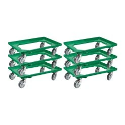 PROREGAL Transportroller Für Euroboxen 60x40cm Mit Gummiräder Grün | Offenes Deck | 4 Lenkrollen | Traglast 300kg 15 PROREGAL Transportroller Für Euroboxen 60x40cm Mit Gummiräder Grün | Offenes Deck | 4 Lenkrollen | Traglast 300kg -Vago-tools-Geschäft 4be9ade1 912f 4146 8a88 9d268e74e415