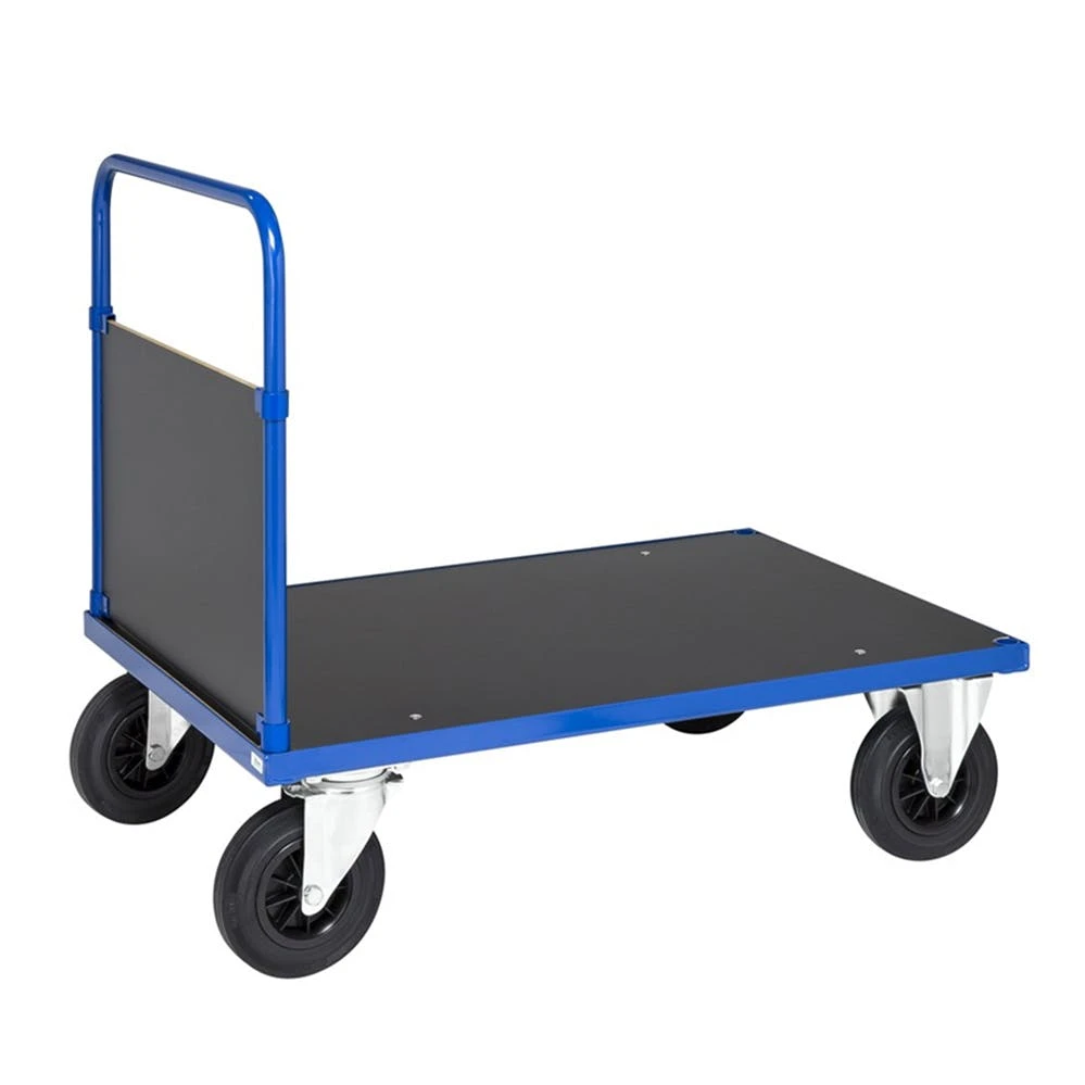 Null Doppel-Stirnwandwagen, Blechboden 1.000 X 700 X 900 Mm, Traglast: 500 Kg - Blau 9 Null Doppel-Stirnwandwagen, Blechboden 1.000 X 700 X 900 Mm, Traglast: 500 Kg - Blau – Bild 7