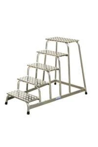 Krause Montagetreppe, Podest H 800mm, 4 Stufe(n), Alu 7 Krause Montagetreppe, Podest H 800mm, 4 Stufe(n), Alu – Bild 5