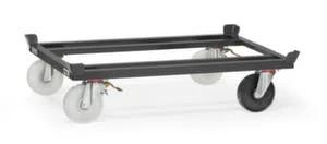 Fetra Fahrgestell, Tragl. 1050kg, Ladefl. LxB 1210x1010mm, Lade H 280mm, Als Routenzug, Winkelrahmen, 4 Fangecken 4 Fetra Fahrgestell, Tragl. 1050kg, Ladefl. LxB 1210x1010mm, Lade H 280mm, Als Routenzug, Winkelrahmen, 4 Fangecken – Bild 2