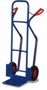 Variofit Alu-Kistenkarre, Tragl. 200kg, Schaufel BxT 320x250mm, Vollgummi-Bereifung 9 Variofit Alu-Kistenkarre, Tragl. 200kg, Schaufel BxT 320x250mm, Vollgummi-Bereifung – Bild 7