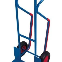 Variofit Stahlrohrkarre Mit Großer Schaufel RAL5010 Enzianblau Sackkarre Klappkarre