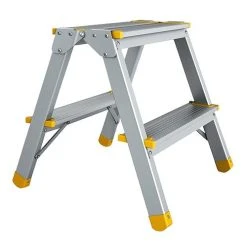 PROREGAL Metal Double Giraffe Doppelseitige-Aluminium-Stufenstehleiter | 8 Stufen | 178cm Hoch | 150kg Tragkraft | Leiter, Trittleiter, Stufenleiter -Vago-tools-Geschäft 4f1d92b9 a950 4f9e 9823 91a2ec5185a3 3