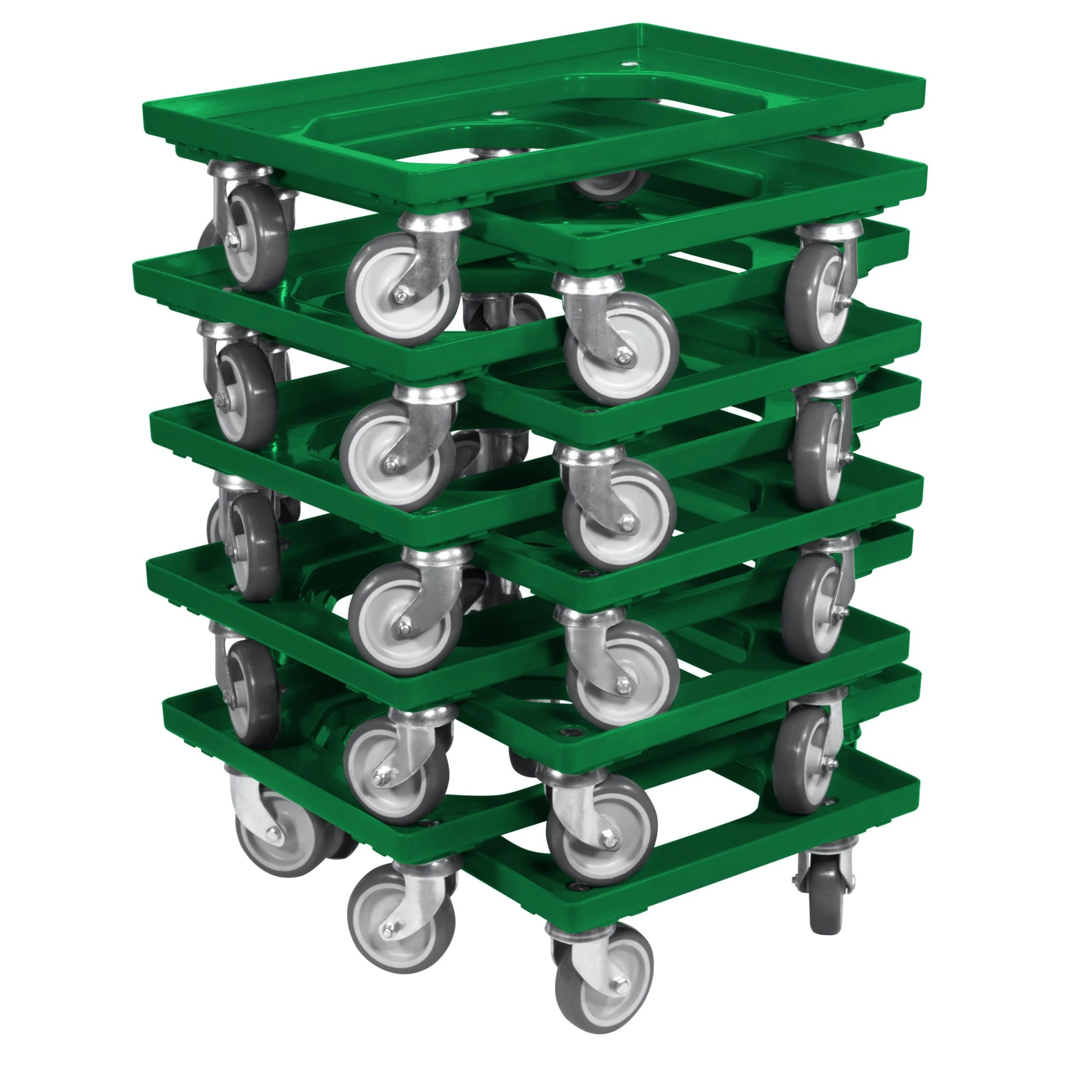 Null 10 Stück Transportroller Für Kisten 60 X 40 Cm Mit 4 Lenkrollen In Grau 6 Null 10 Stück Transportroller Für Kisten 60 X 40 Cm Mit 4 Lenkrollen In Grau – Bild 4