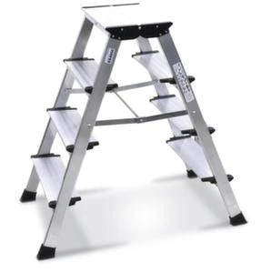 Krause Montagetreppe, Podest H 800mm, 4 Stufe(n), Alu 9 Krause Montagetreppe, Podest H 800mm, 4 Stufe(n), Alu – Bild 7