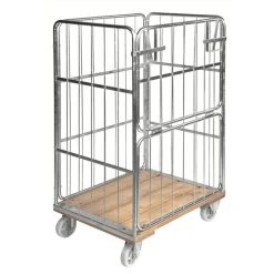 Null Gitterrollwagen 150 Kg, Mit 2 Seiten, LxBxH 530 X 630 X 1.000 Mm, Weiß Lackiert -Vago-tools-Geschäft 518cee93 0fe0 45ed 8347 2dd742dcce8a