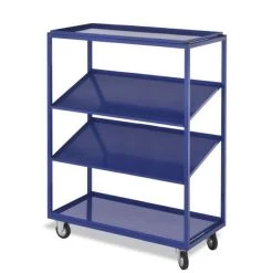 Null Beistell-und Kommissionierwagen RAL 5010 -Vago-tools-Geschäft 51e1aeb0 a046 488f 85df 593d7553d2b4