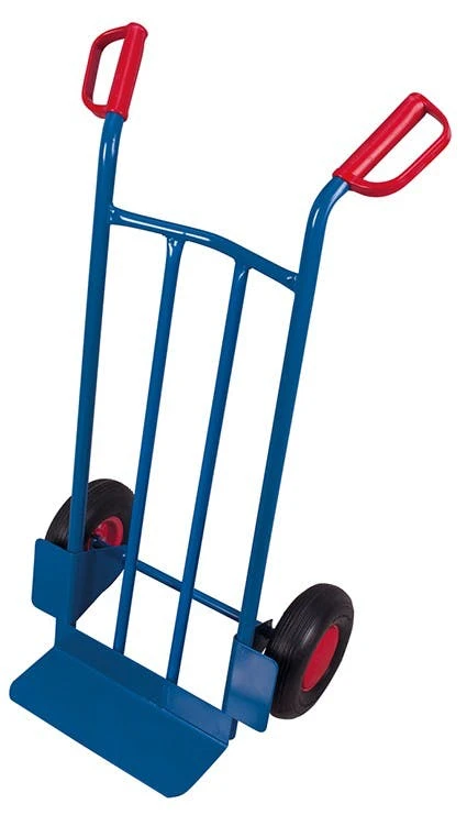 Variofit Stahlrohrkarre RAL5010 Enzianblau Sackkarre Klappkarre Kistenkarre Stapelkarre 5 Variofit Stahlrohrkarre RAL5010 Enzianblau Sackkarre Klappkarre Kistenkarre Stapelkarre – Bild 3