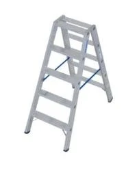 Krause Rollbare Stufenleiter, Einseitig, 4 Stufen, Stand H 0, 95m, Holm L 1, 7m, Alu -Vago-tools-Geschäft 547bc66d 87de 4e11 a7da e2e6024ad8de