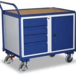 Variofit Schrankwagen, Tragl. 250kg, Ladefl. LxB 985x590mm, RAL5010, 1 Schrank, 3 Etagen, HxLxB 1050x1125x625mm, TPE-Bereifung 12 Variofit Schrankwagen, Tragl. 250kg, Ladefl. LxB 985x590mm, RAL5010, 1 Schrank, 3 Etagen, HxLxB 1050x1125x625mm, TPE-Bereifung -Vago-tools-Geschäft 56796fc2 29d3 41b9 b7e5 4cd4cdd76b73