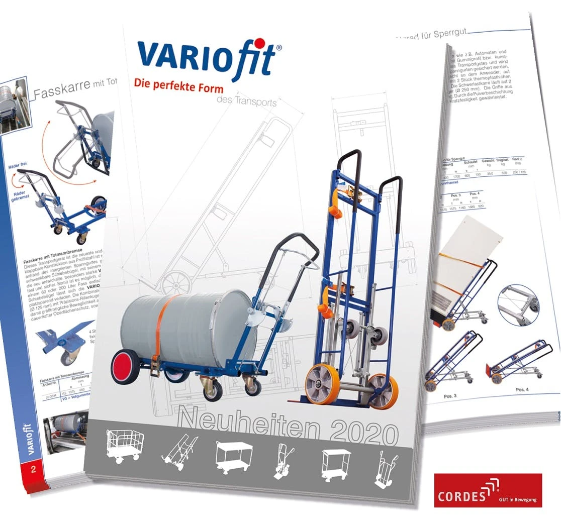 Variofit Treppenkarre Mit 2 Dreiarmigen Radsternen RAL5010 Enzianblau Sackkarre 8 Variofit Treppenkarre Mit 2 Dreiarmigen Radsternen RAL5010 Enzianblau Sackkarre – Bild 6